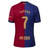 Maglia ufficiale Barcellona Ferran 7 Casa 2024-25 per Uomo